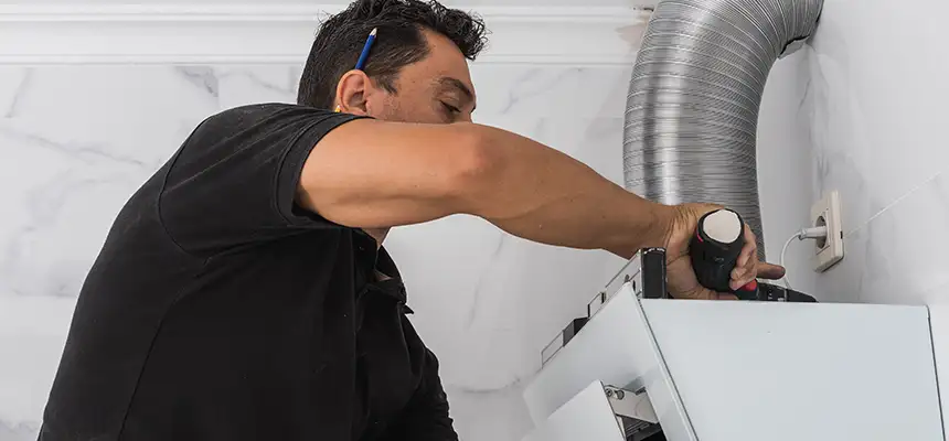 Precision In-wall Dryer Vent Cleaning & Rerouting Corrections in Palisades Park, NJ